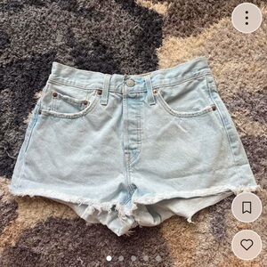 levi 501 jean shorts